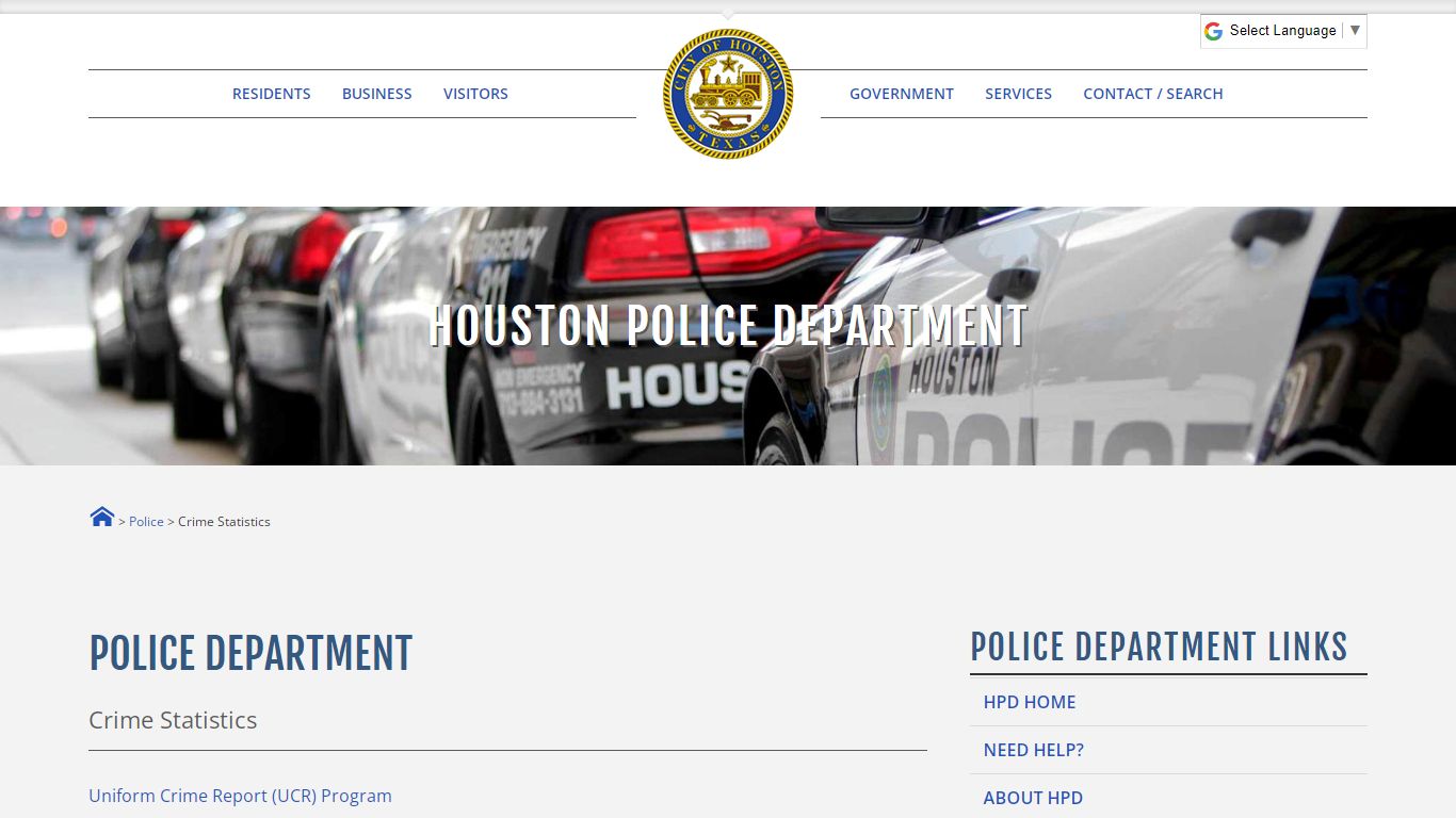 Crime Statistics - Houston